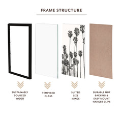 Set Of 2 A4 Premium Paradise Wooden Photo Frame