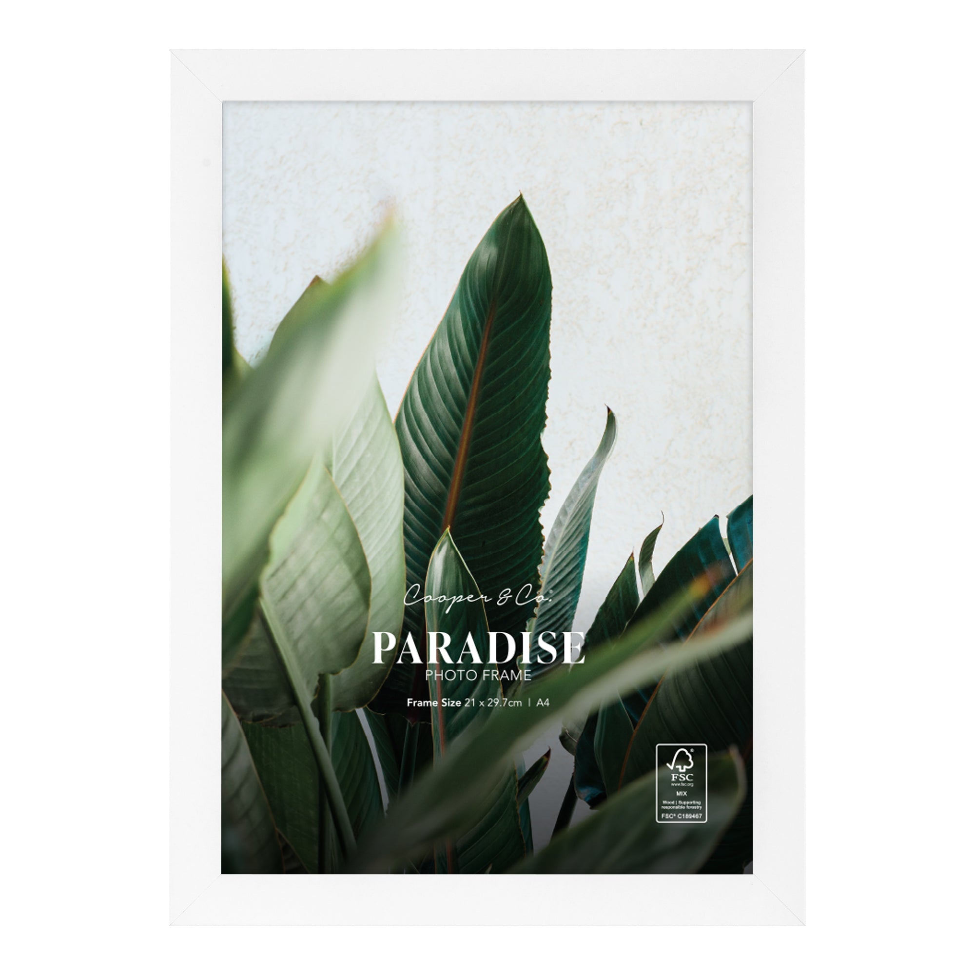 Set Of 2 A4 Premium Paradise Wooden Photo Frame