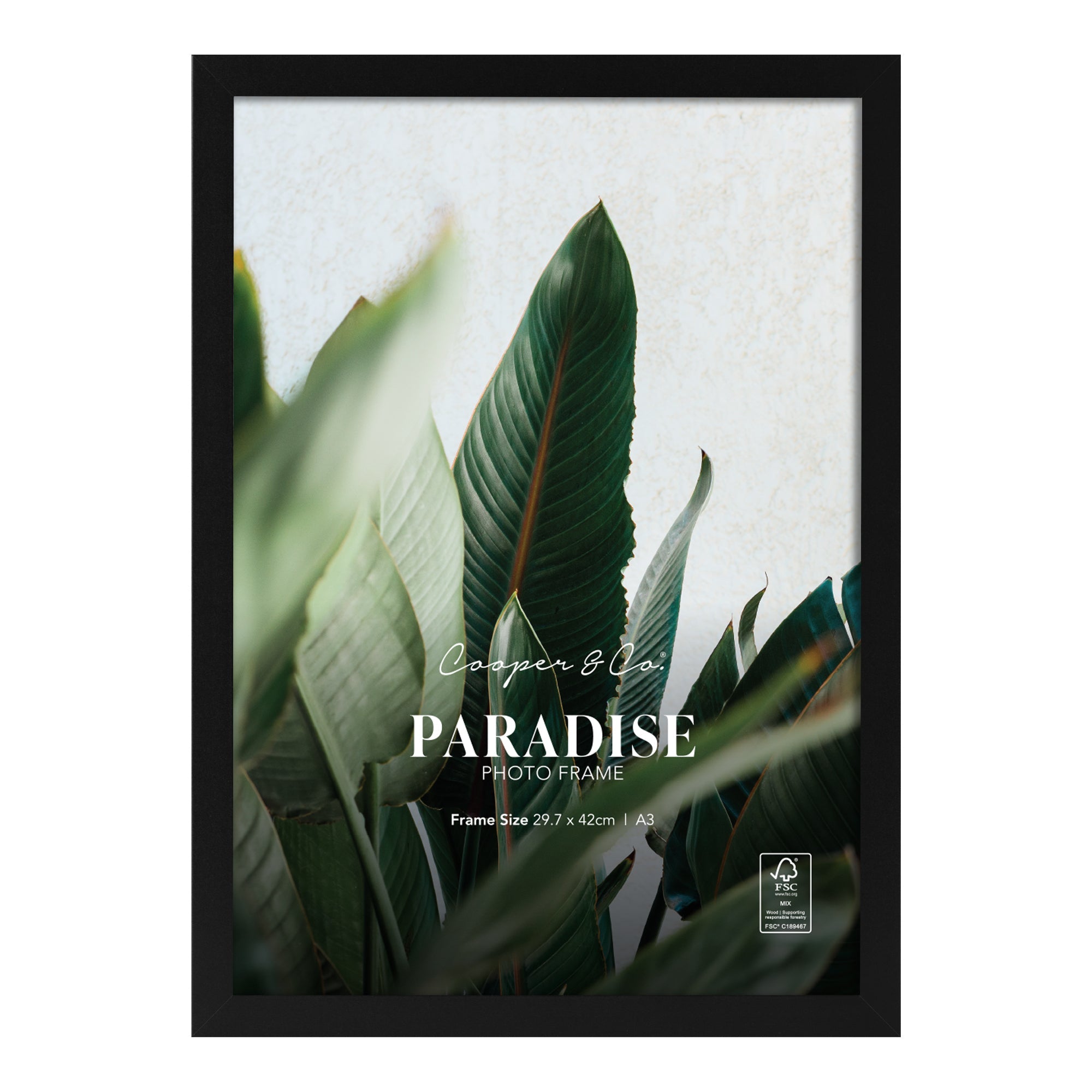 Set Of 2 A3 Premium Paradise Wooden Photo Frame