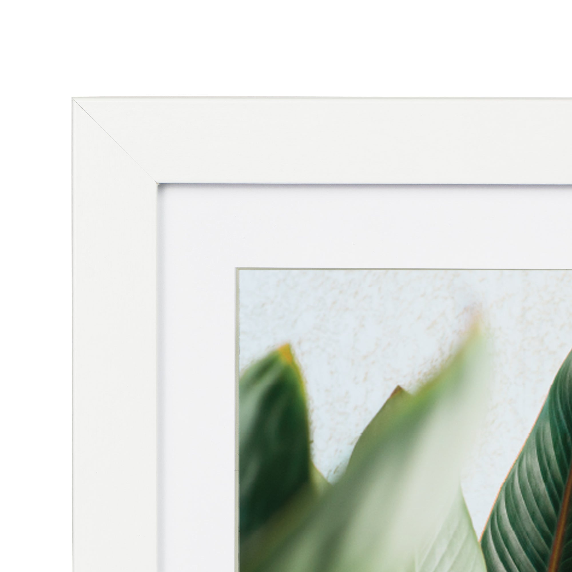 Set Of 2 30x30cm Mat to 20x20cm Premium Paradise Wooden Photo Frame