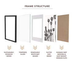 A2 Mat to A3 Premium Paradise Wooden Photo Frame