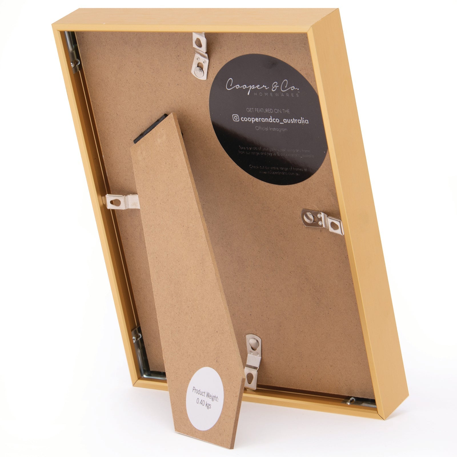 Set Of 2 15x20cm Mat to 10x15cm Premium Metal Photo Frames