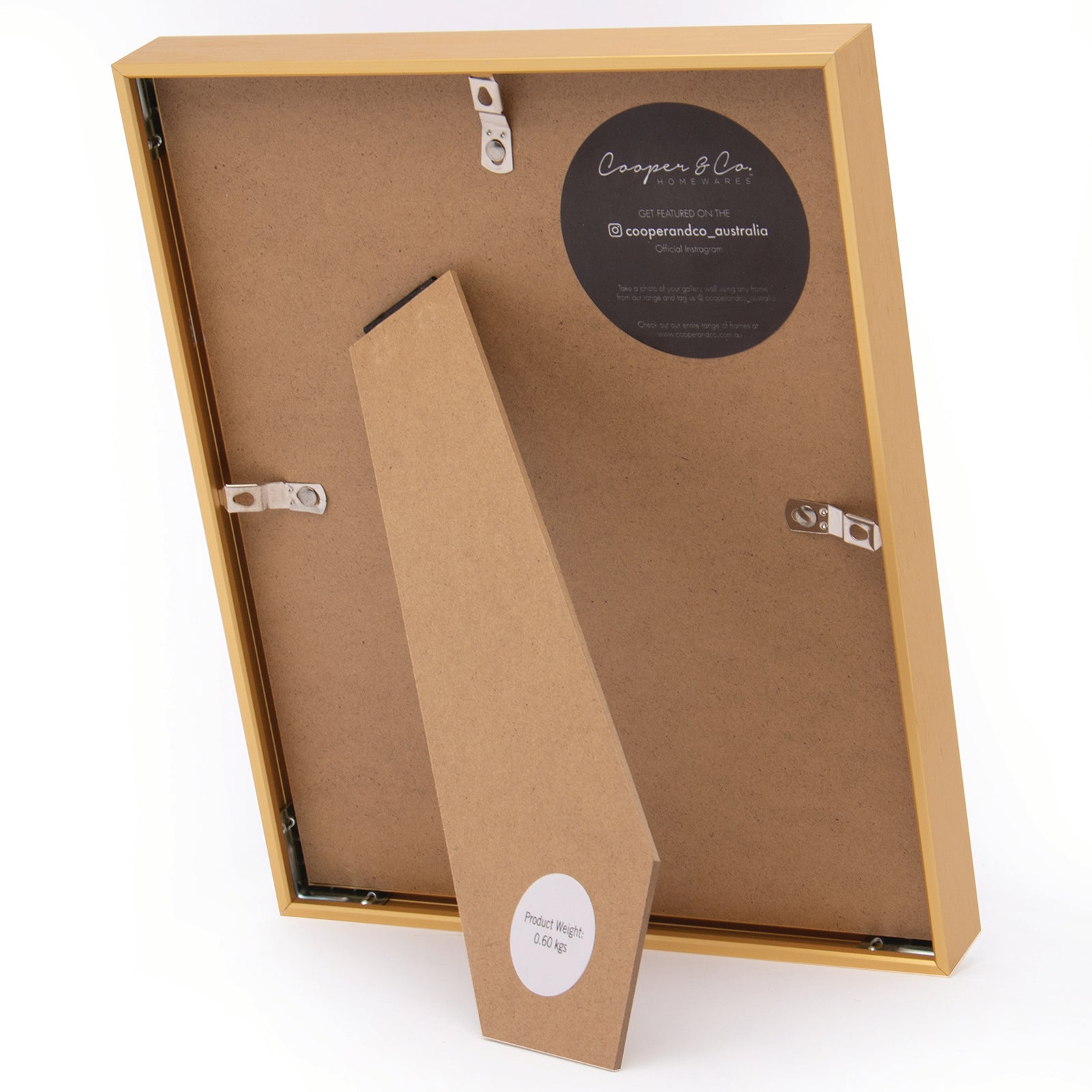Set Of 2 20x25cm Mat to 13x18cm Premium Metal Photo Frames
