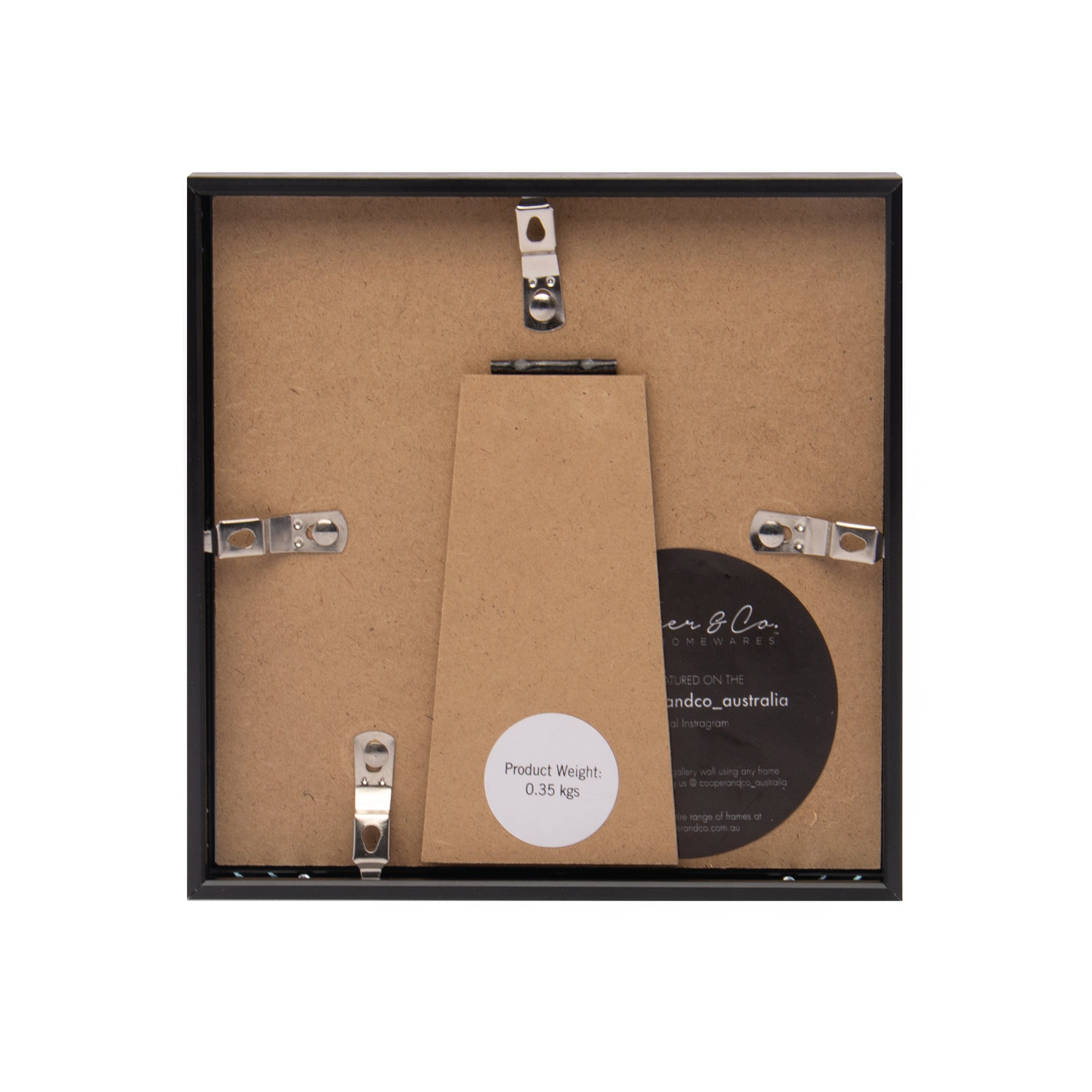 Set Of 2 15x15cm Mat to 10x10cm Premium Metal Photo Frames
