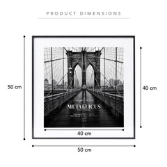 50x50cm Mat to 40x40cm Premium Metal Photo Frame