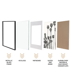 50x70cm Mat to 40x50cm Premium Metal Photo Frame