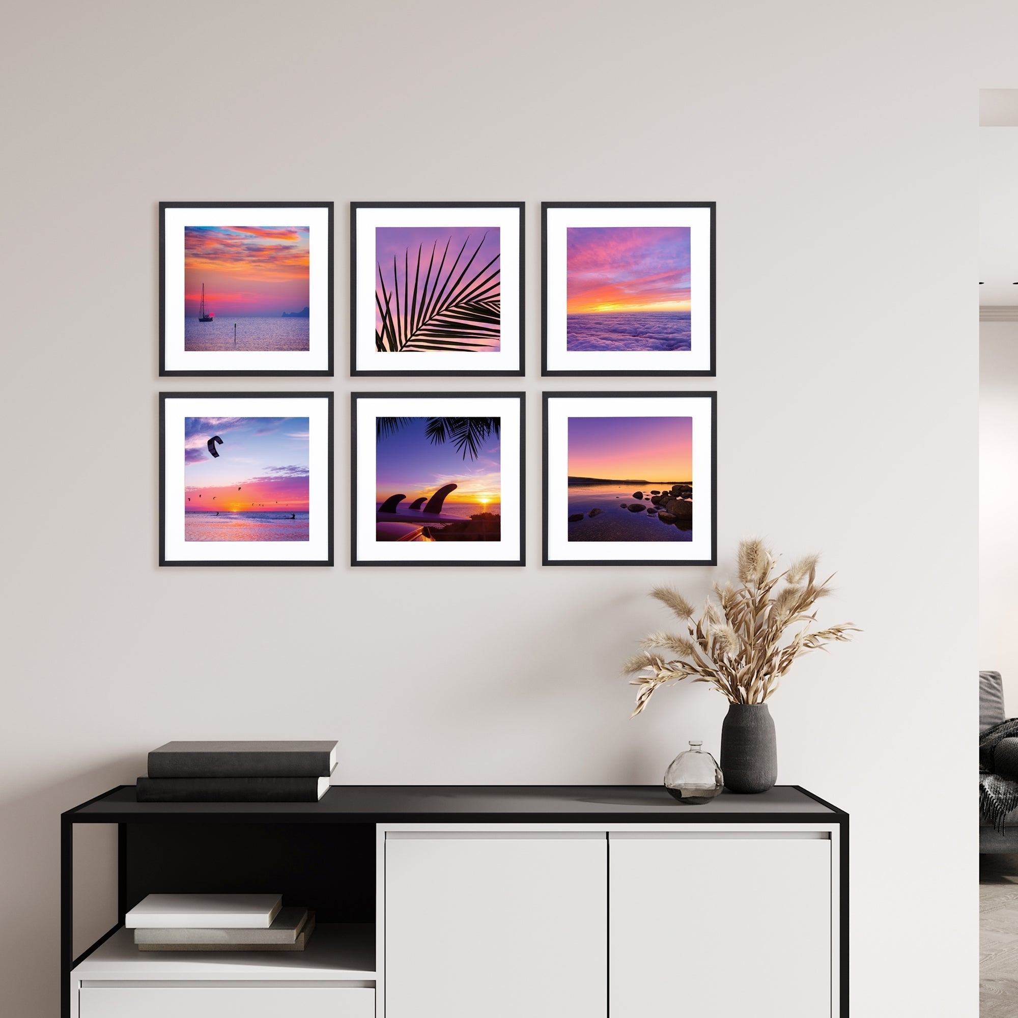 Instant Gallery Wall 6 Piece Frame Set