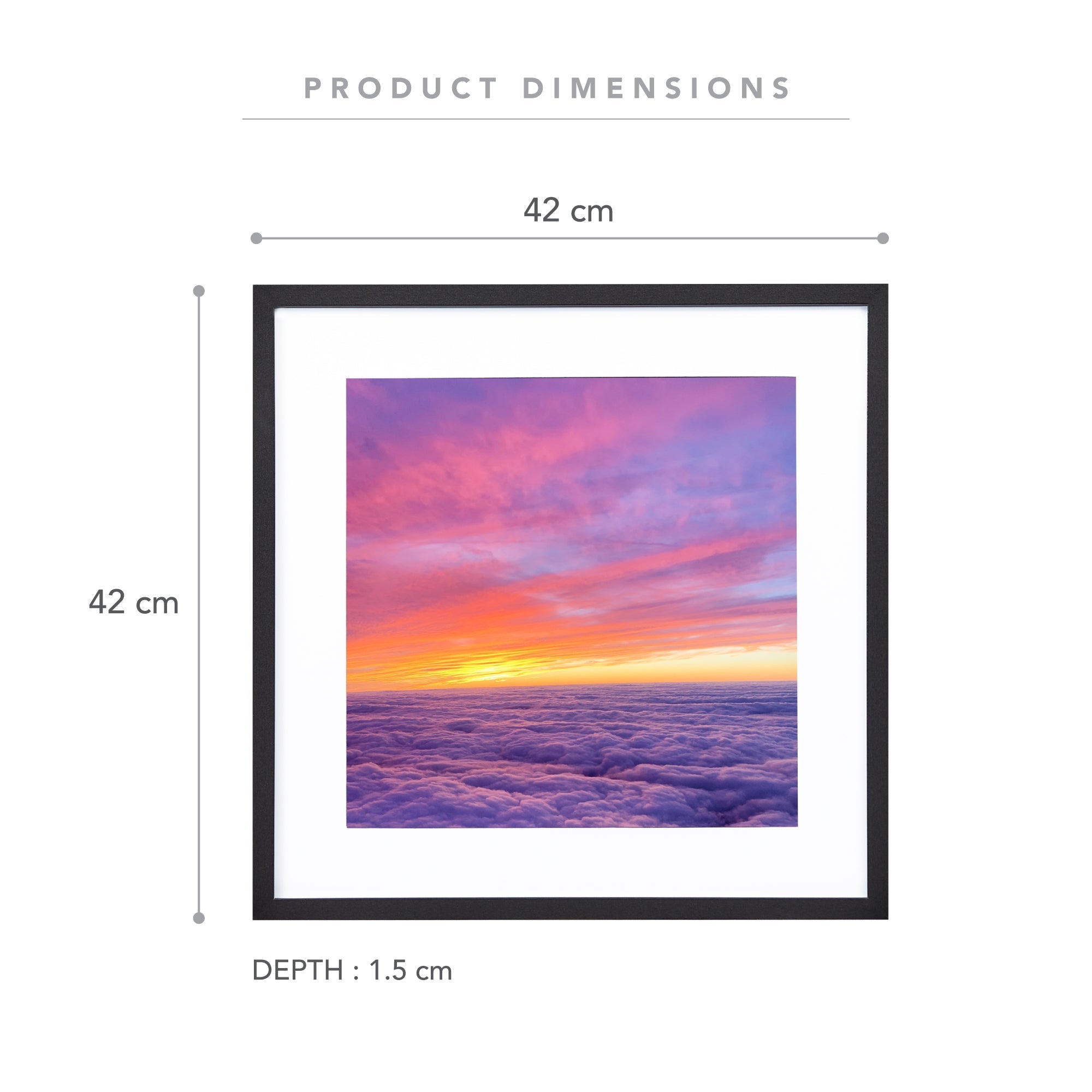 Instant Gallery Wall 6 Piece Frame Set