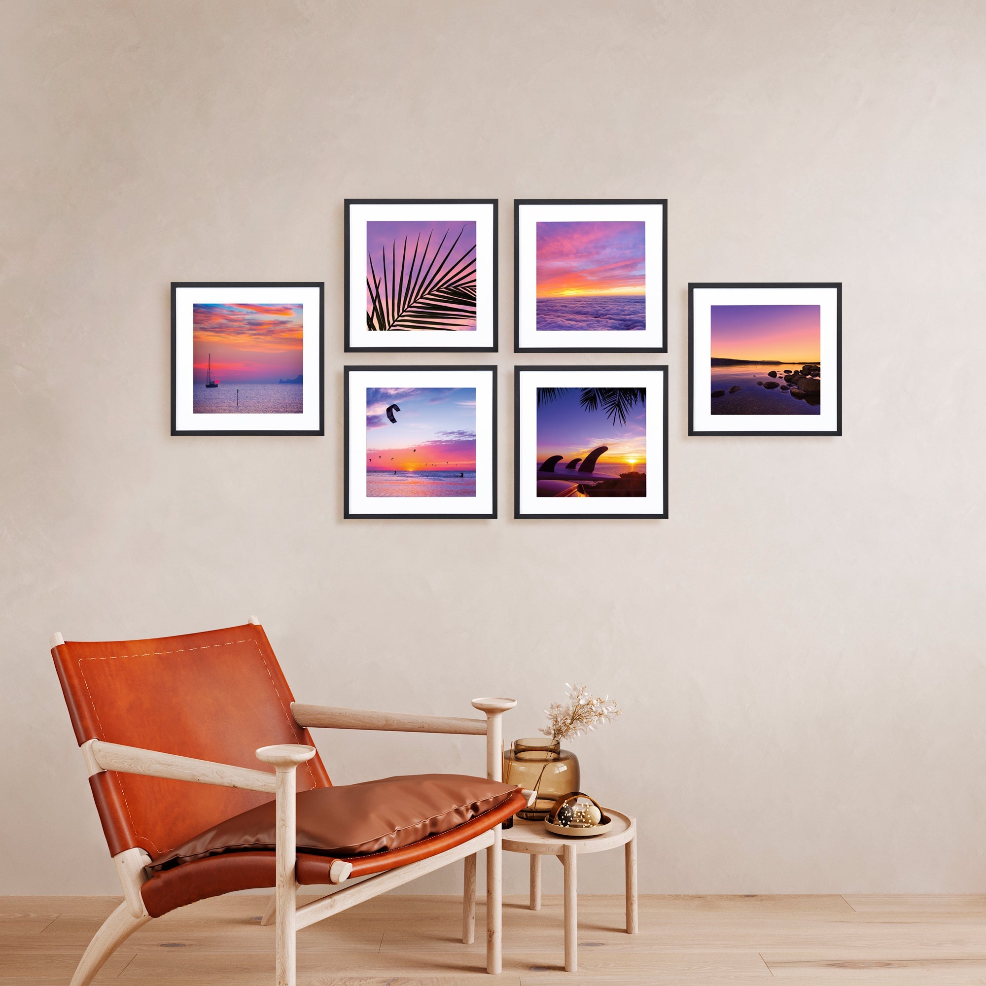 Instant Gallery Wall 6 Piece Frame Set