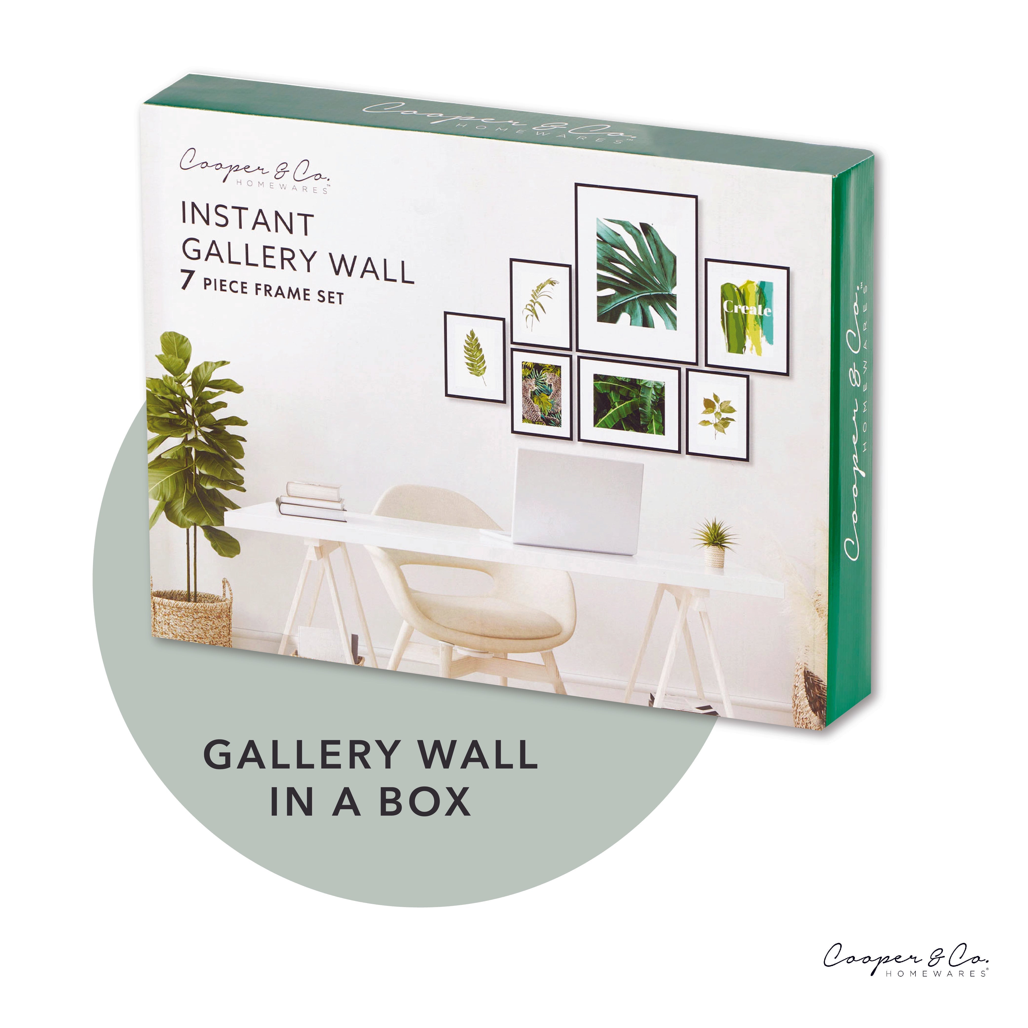 Instant Gallery Wall 7 Piece Frame Set