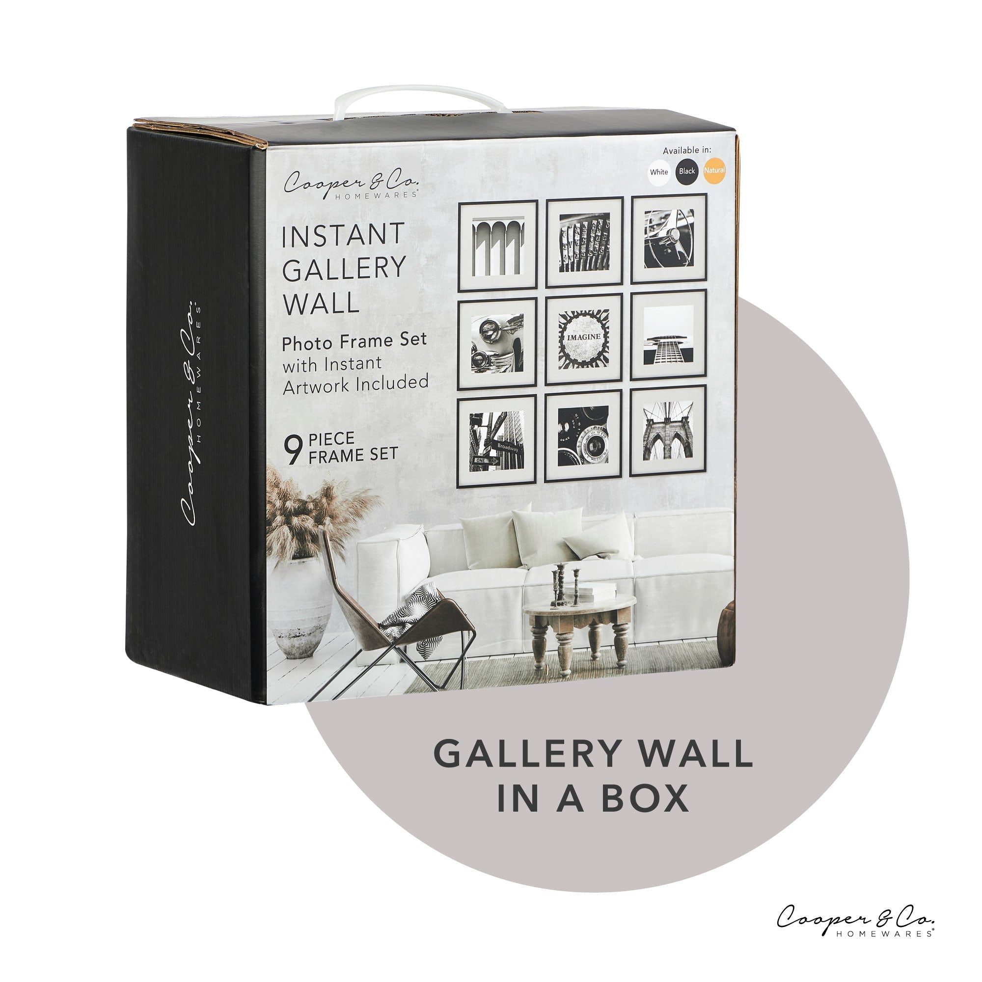 Pack Of 9 Square Frame