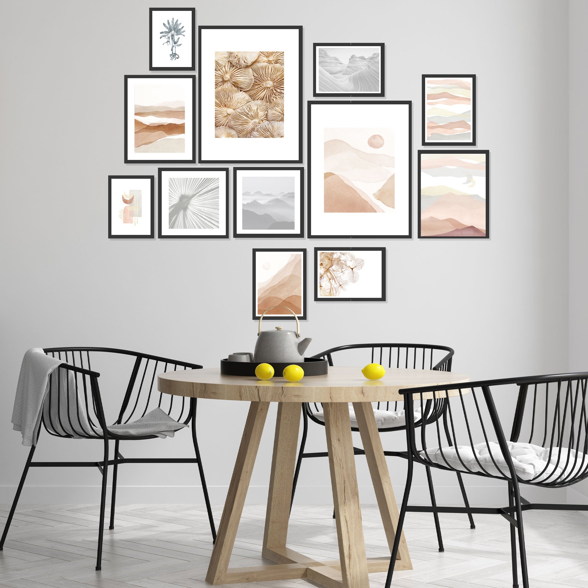 Instant Gallery Wall 12 Piece Frame Set