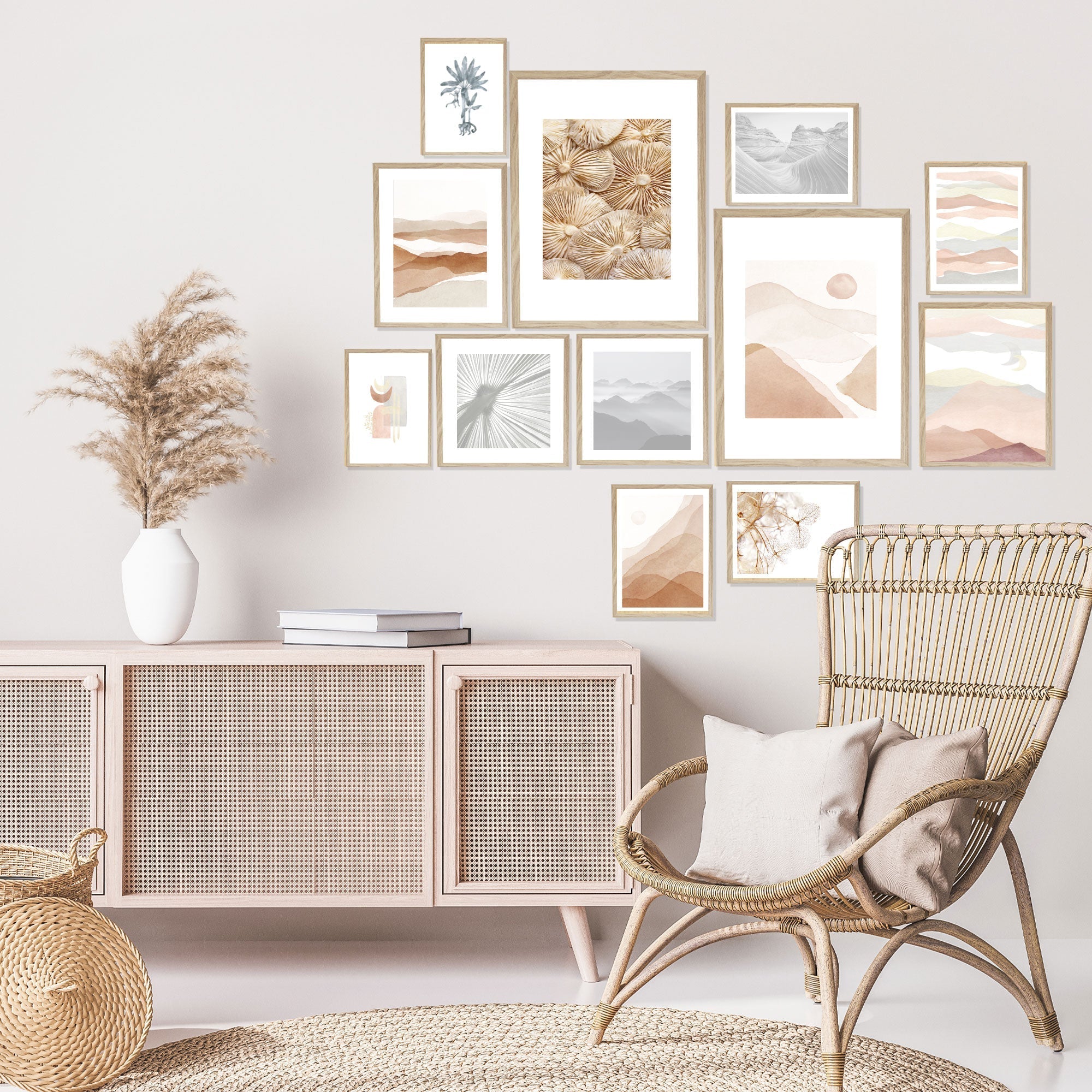 Instant Gallery Wall 12 Piece Frame Set