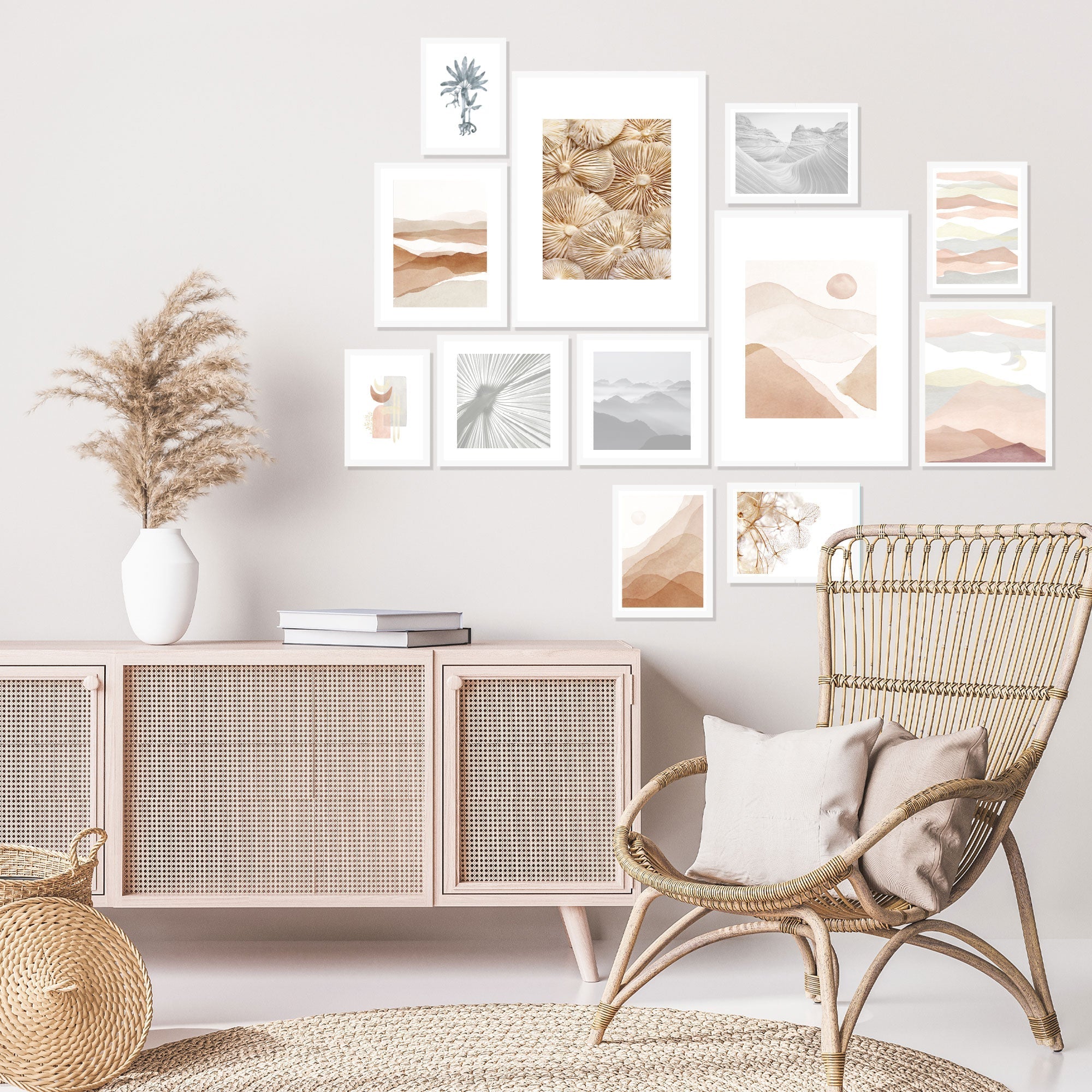Instant Gallery Wall 12 Piece Frame Set