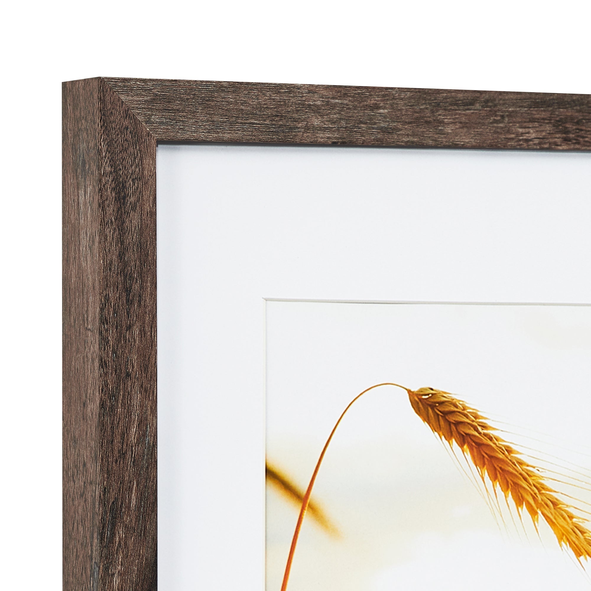 Set Of 2 29.7x42cm Mat to 21x29.7cm Premium Rustic Wooden Photo Frame