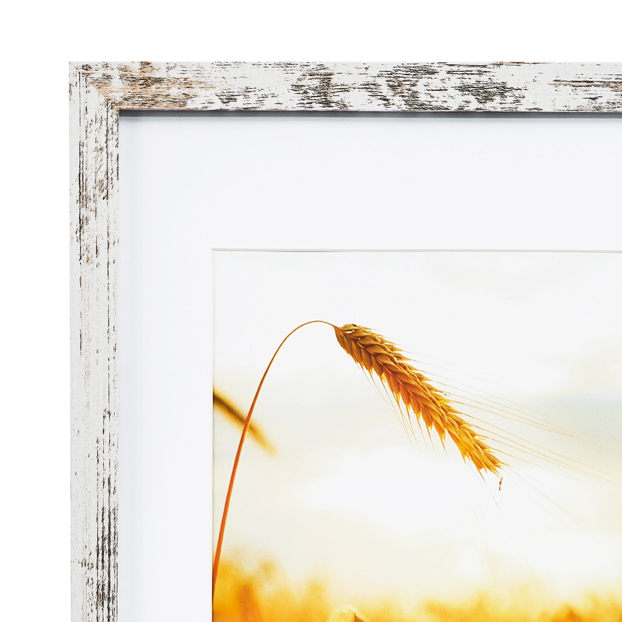 Set Of 2 29.7x42cm Mat to 21x29.7cm Premium Rustic Wooden Photo Frame
