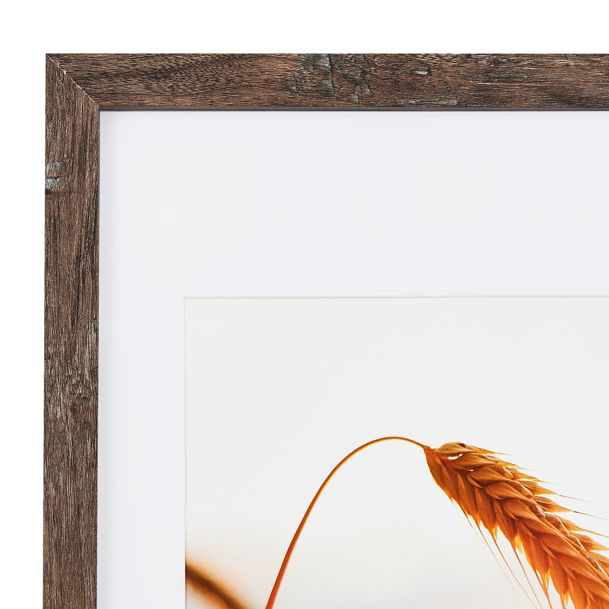 60x90cm Mat to 50x70cm Premium Rustic Wooden Photo Frame