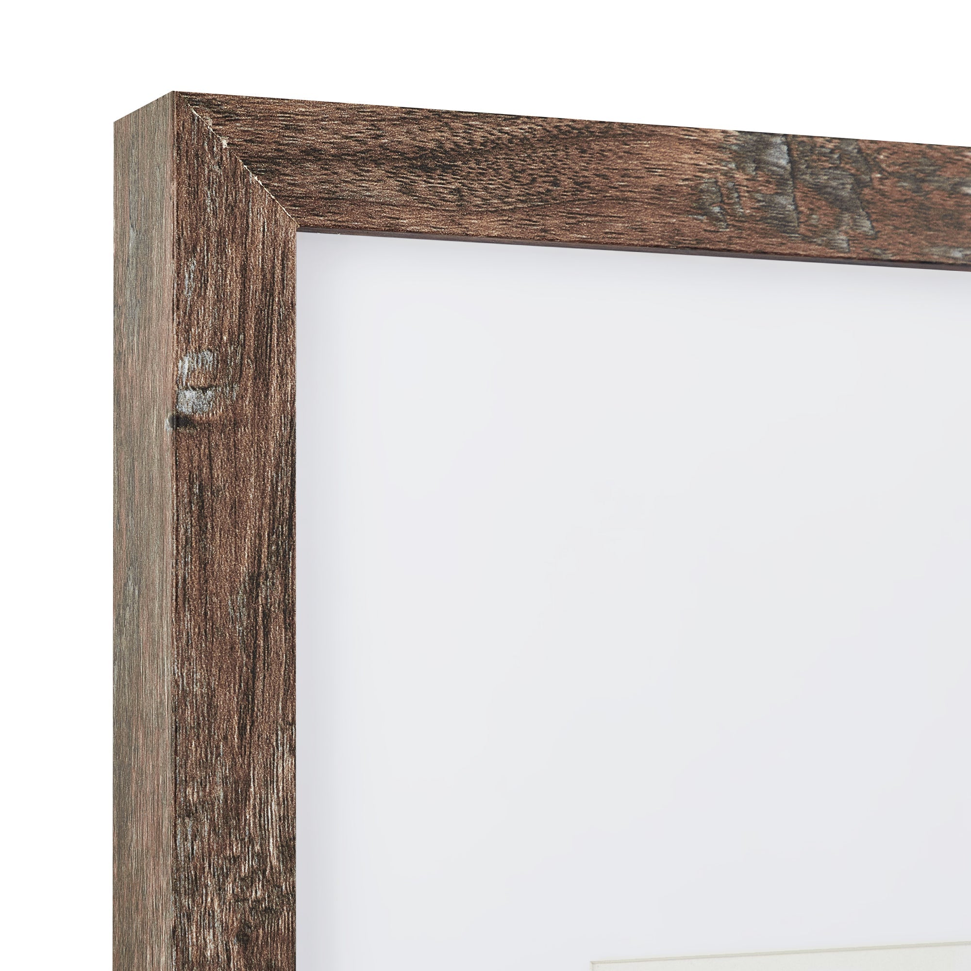 60x90cm Mat to 50x70cm Premium Rustic Wooden Photo Frame
