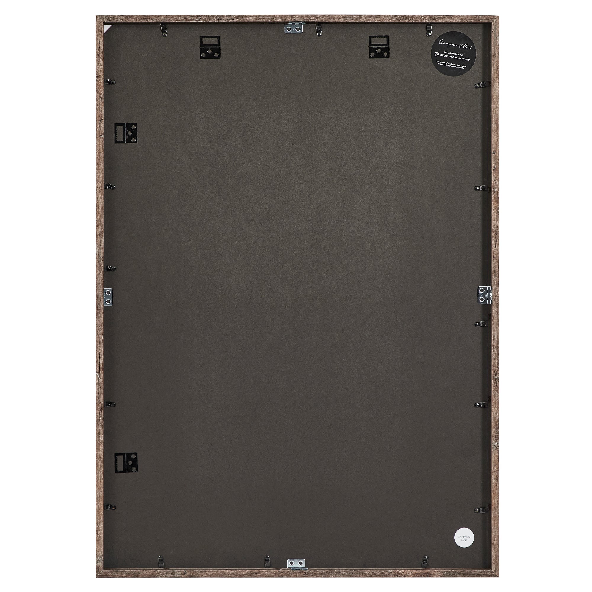 59.4x84.1cm Mat to 42x59.4cm Premium Rustic Wooden Photo Frame