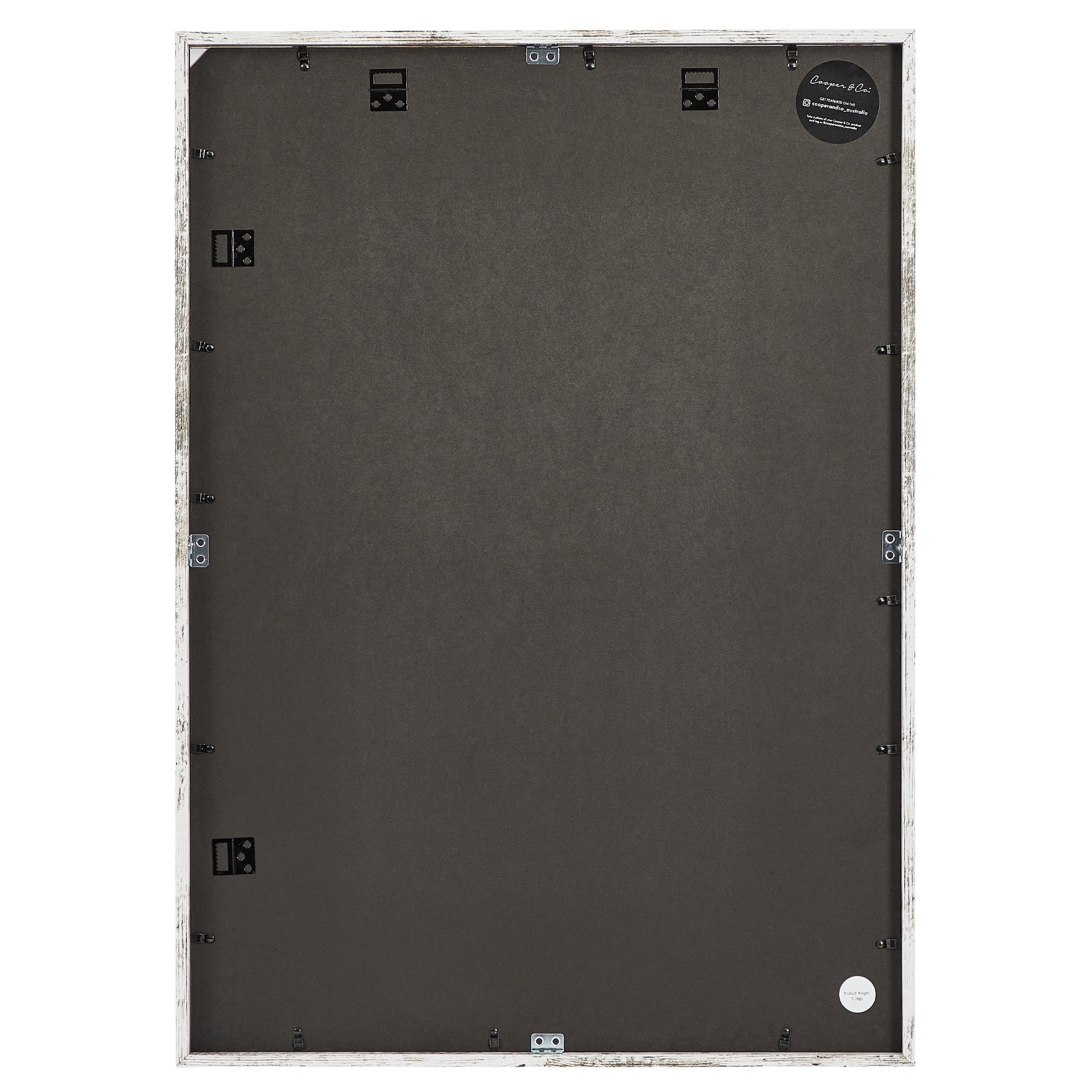 59.4x84.1cm Mat to 42x59.4cm Premium Rustic Wooden Photo Frame