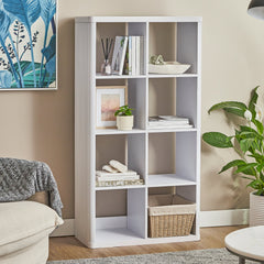 Sierra 8 Cube Shelf in White