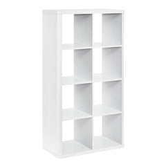 Sierra 8 Cube Shelf in White