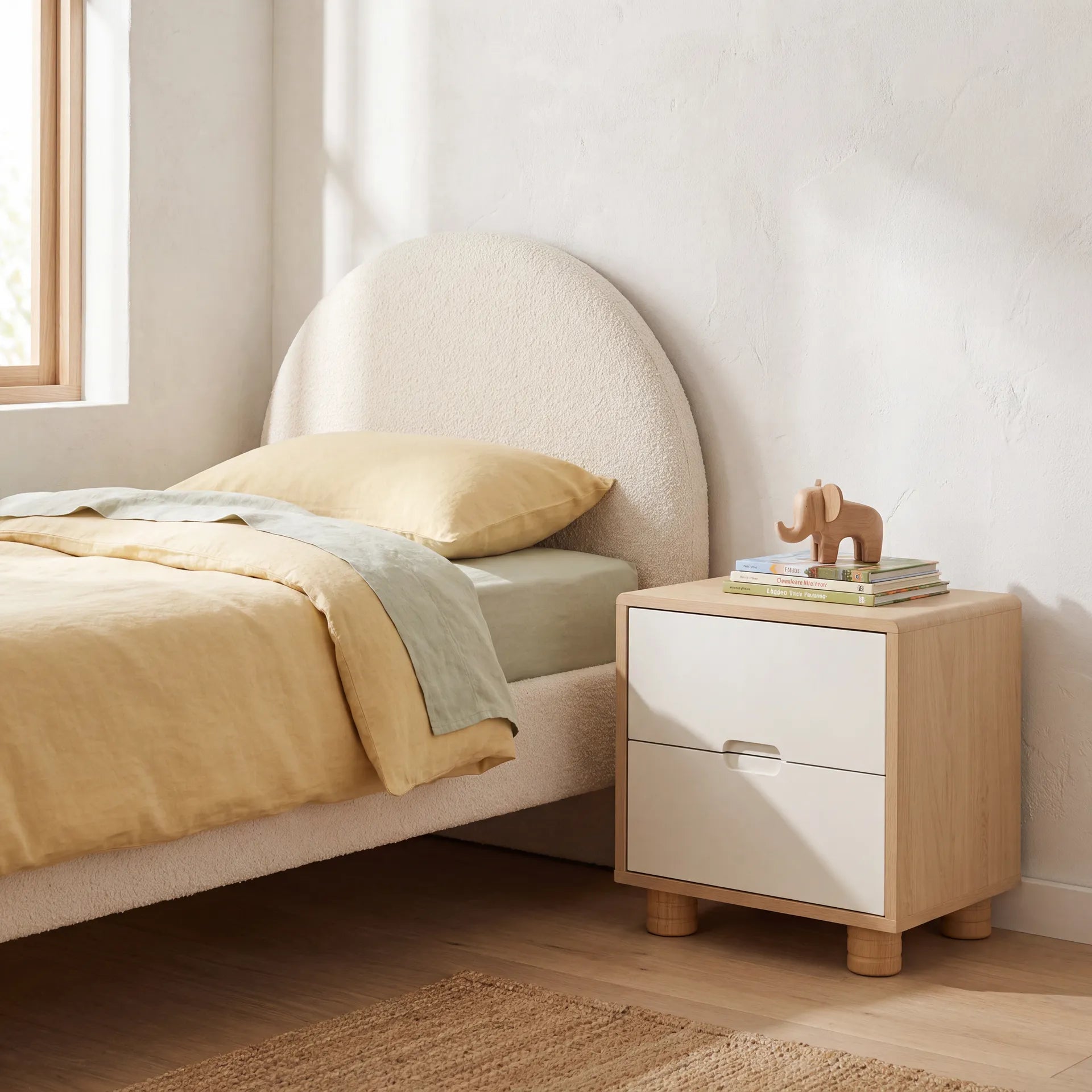 Sophie Bedside Table Oak