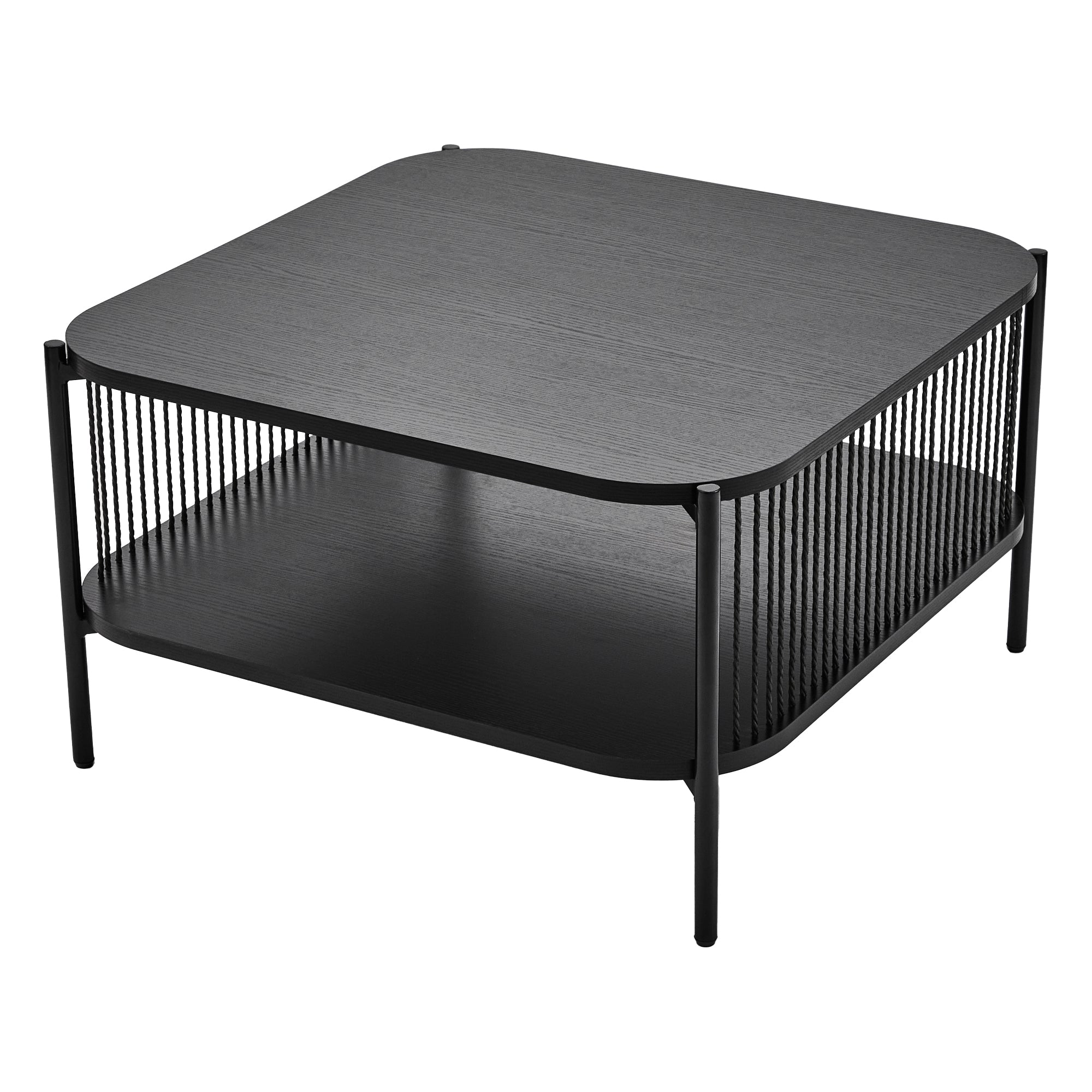 Marina Square Coffee Table Black