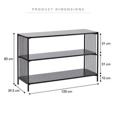 Marina Sideboard Black (120cm)