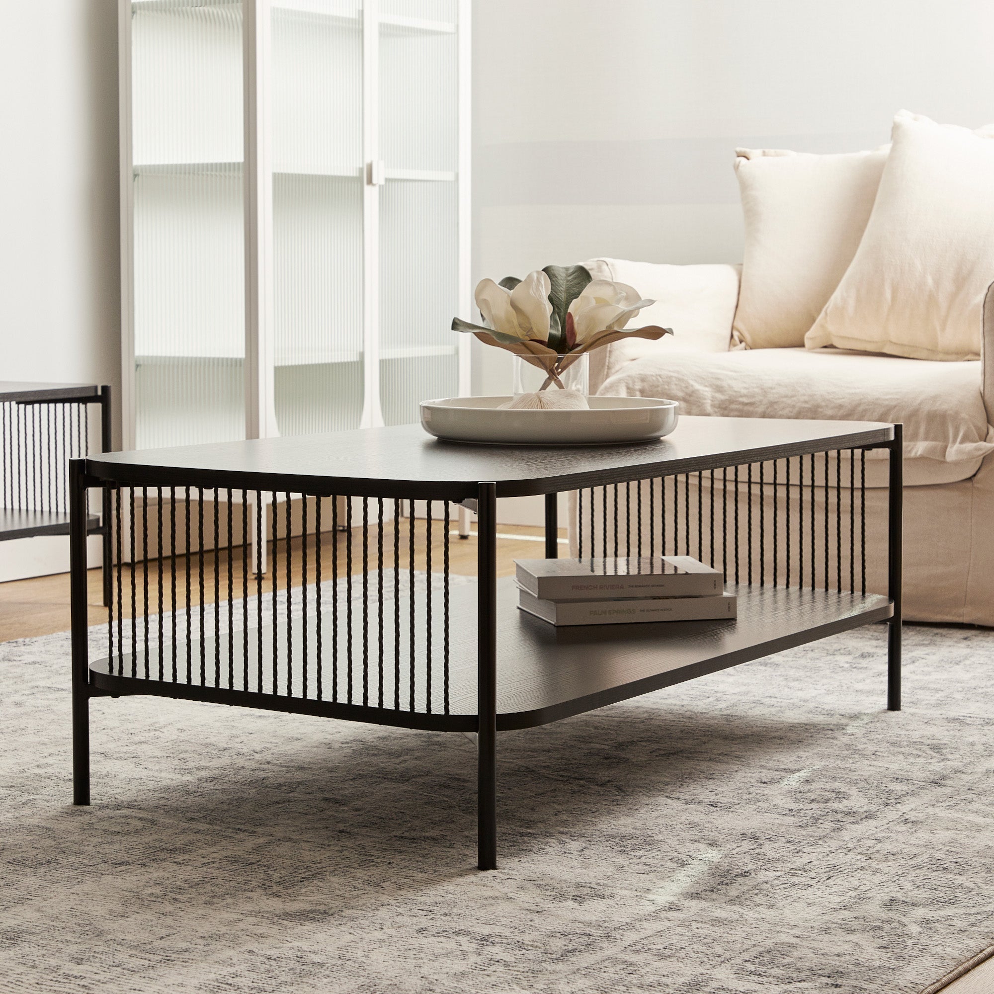 Marina Rectangle Coffee Table Black