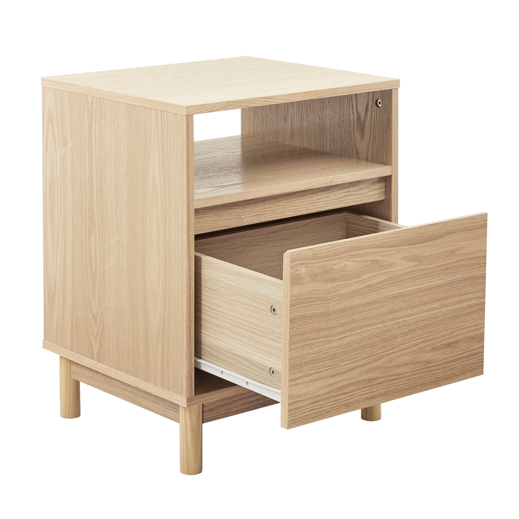 Emerson Bedside Table Natural (Set of 2)