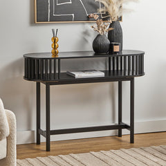 Halo Console Table Black (110cm)
