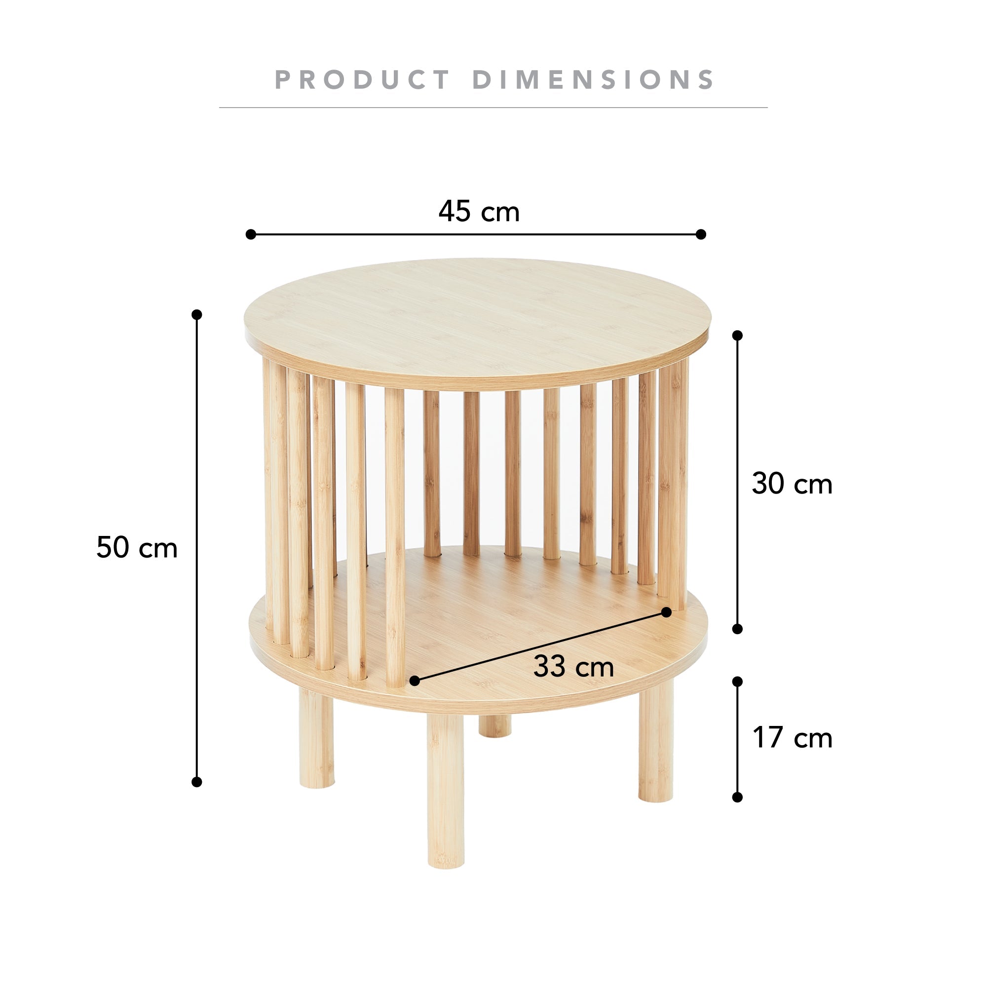 Halo Side Table Natural