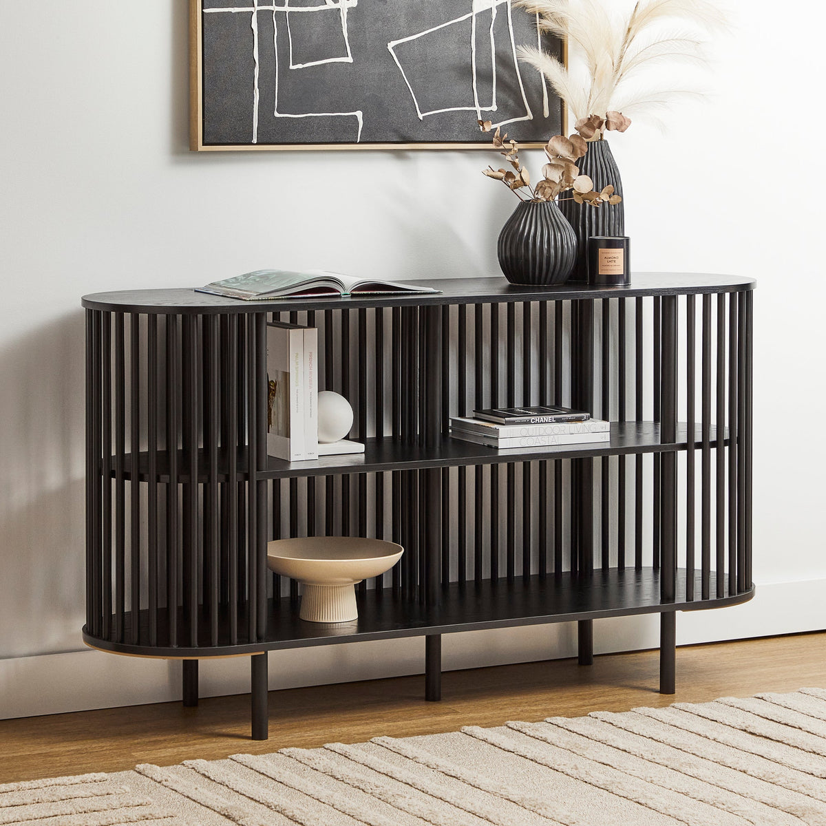 Halo Sideboard Black (140cm)