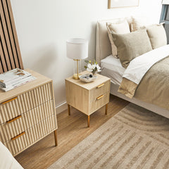 Indy Bedside Table Natural