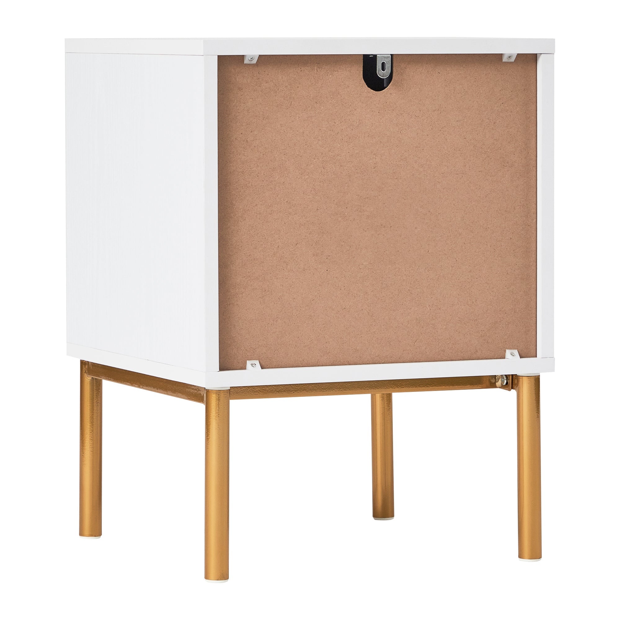Indy Bedside Table White (Set of 2)