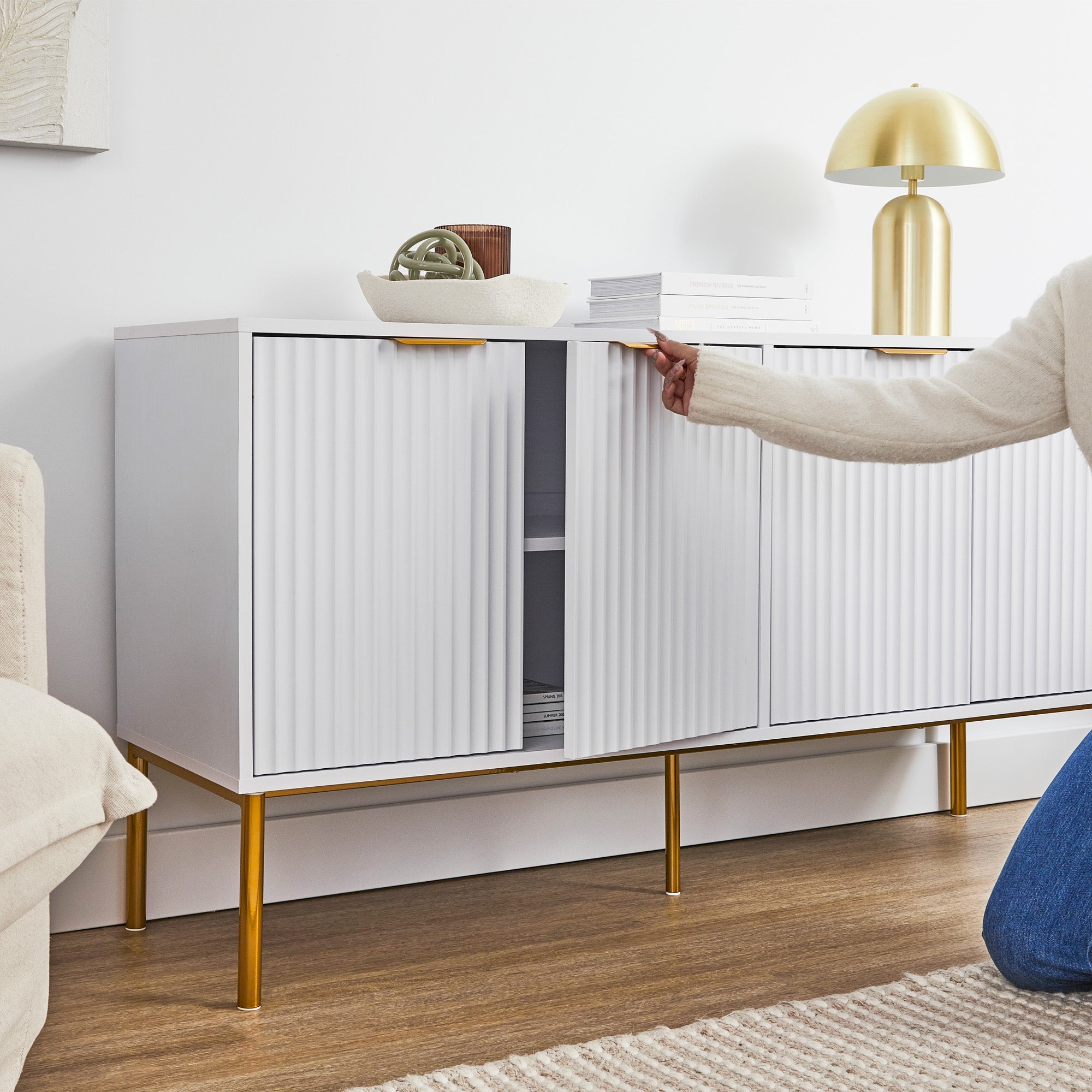 Indy Sideboard White (140cm)