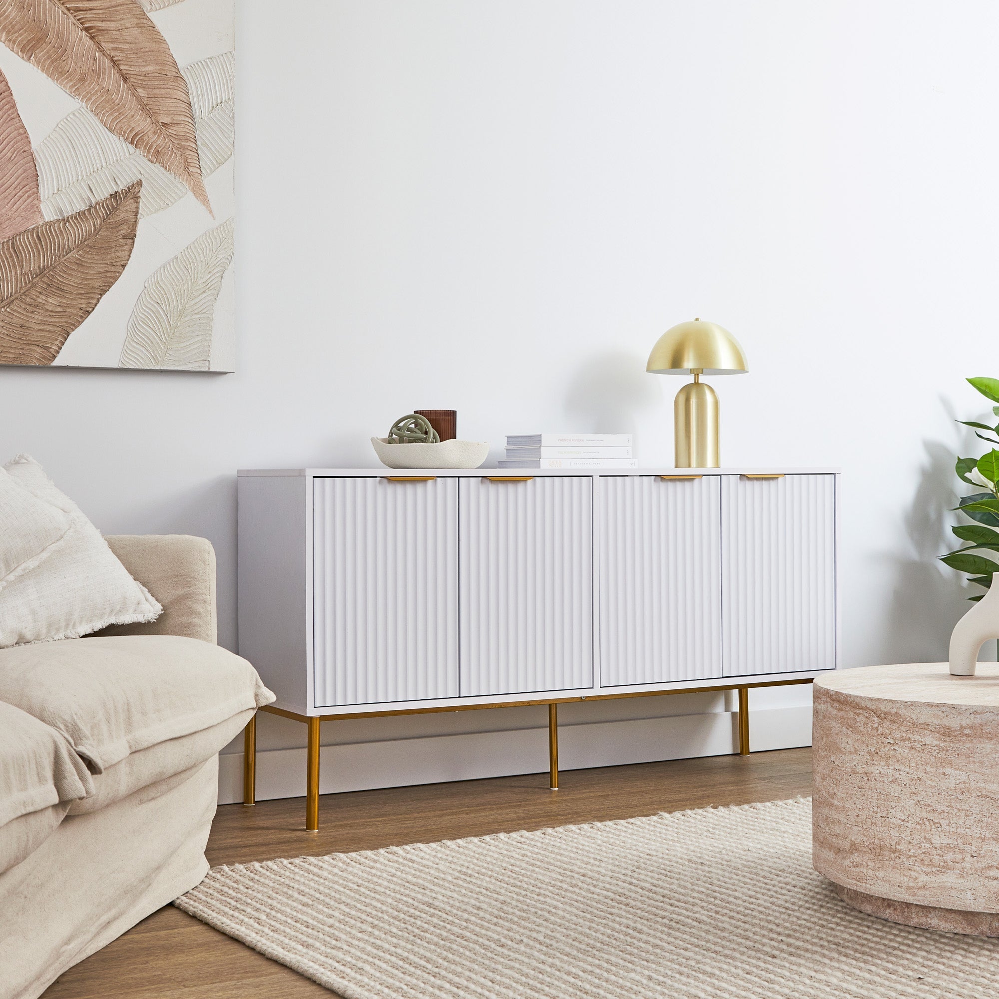 Indy Sideboard White (140cm)