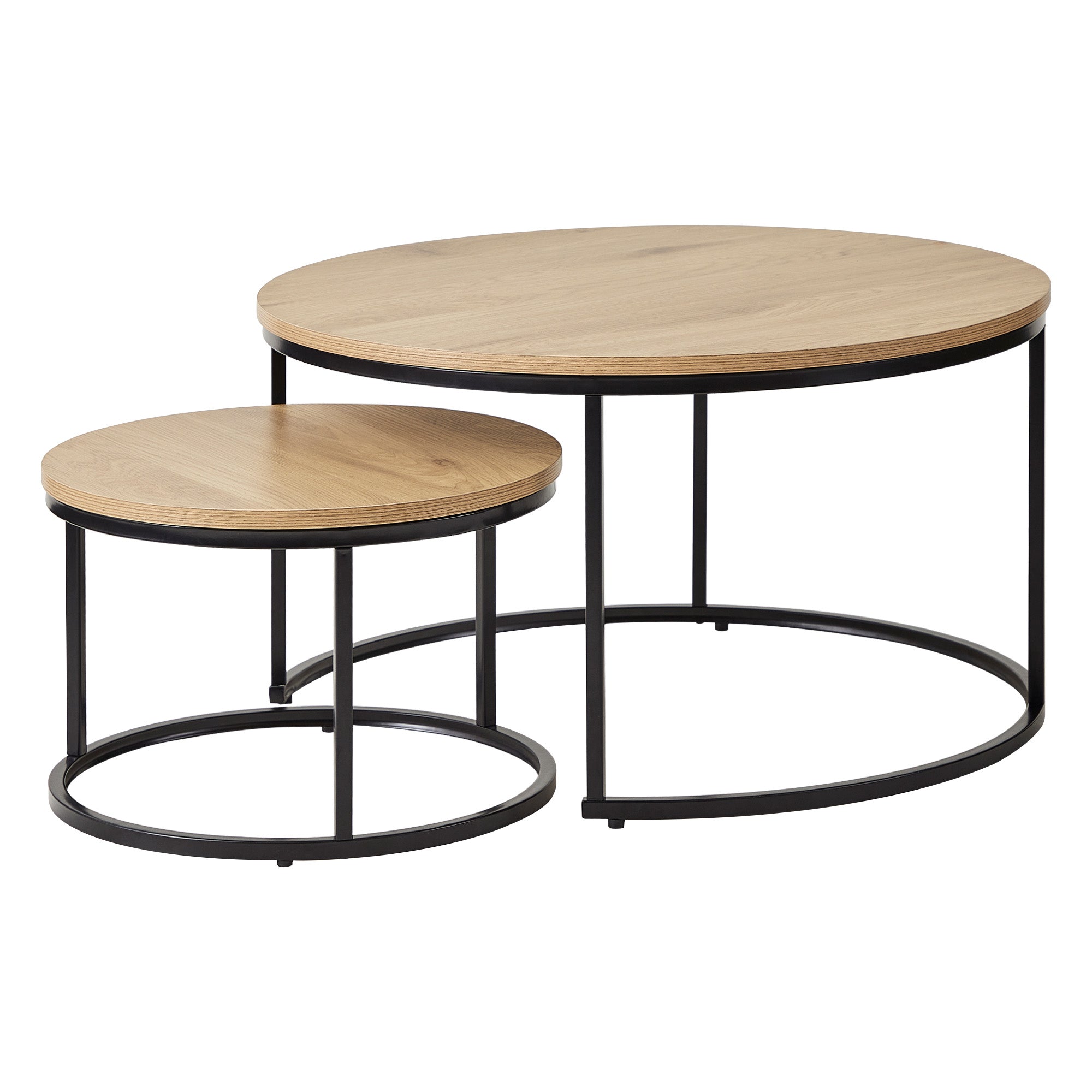 Nesting Sonoma Coffee Tables Set Of 2 Black