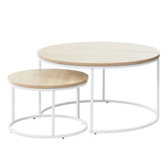 Nesting Sonoma Coffee Tables Set Of 2 White