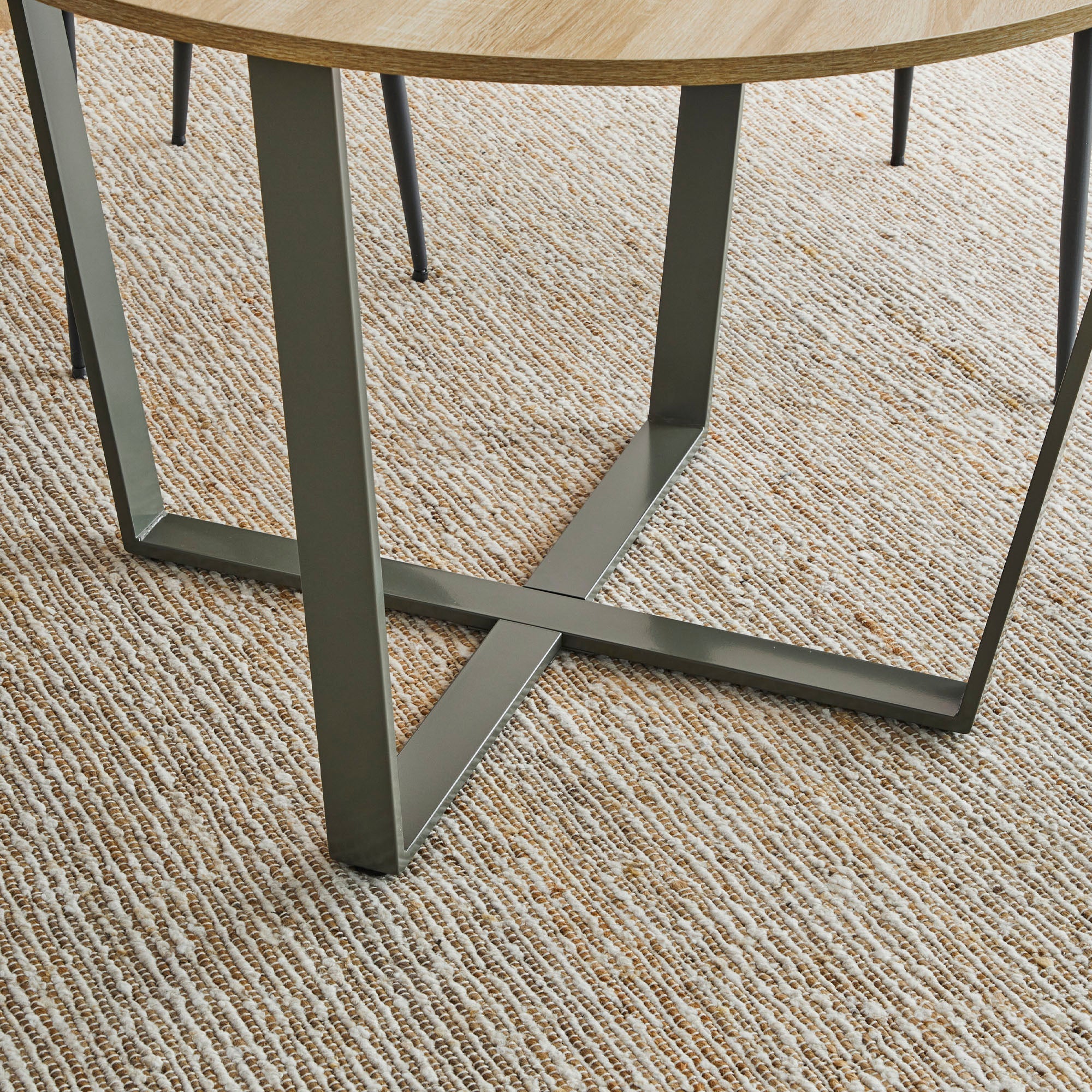 Arizona 110cm Dining Table Olive