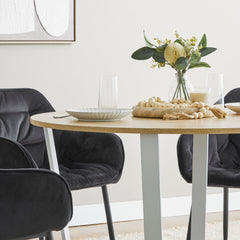 Arizona Dining Table White (110cm)