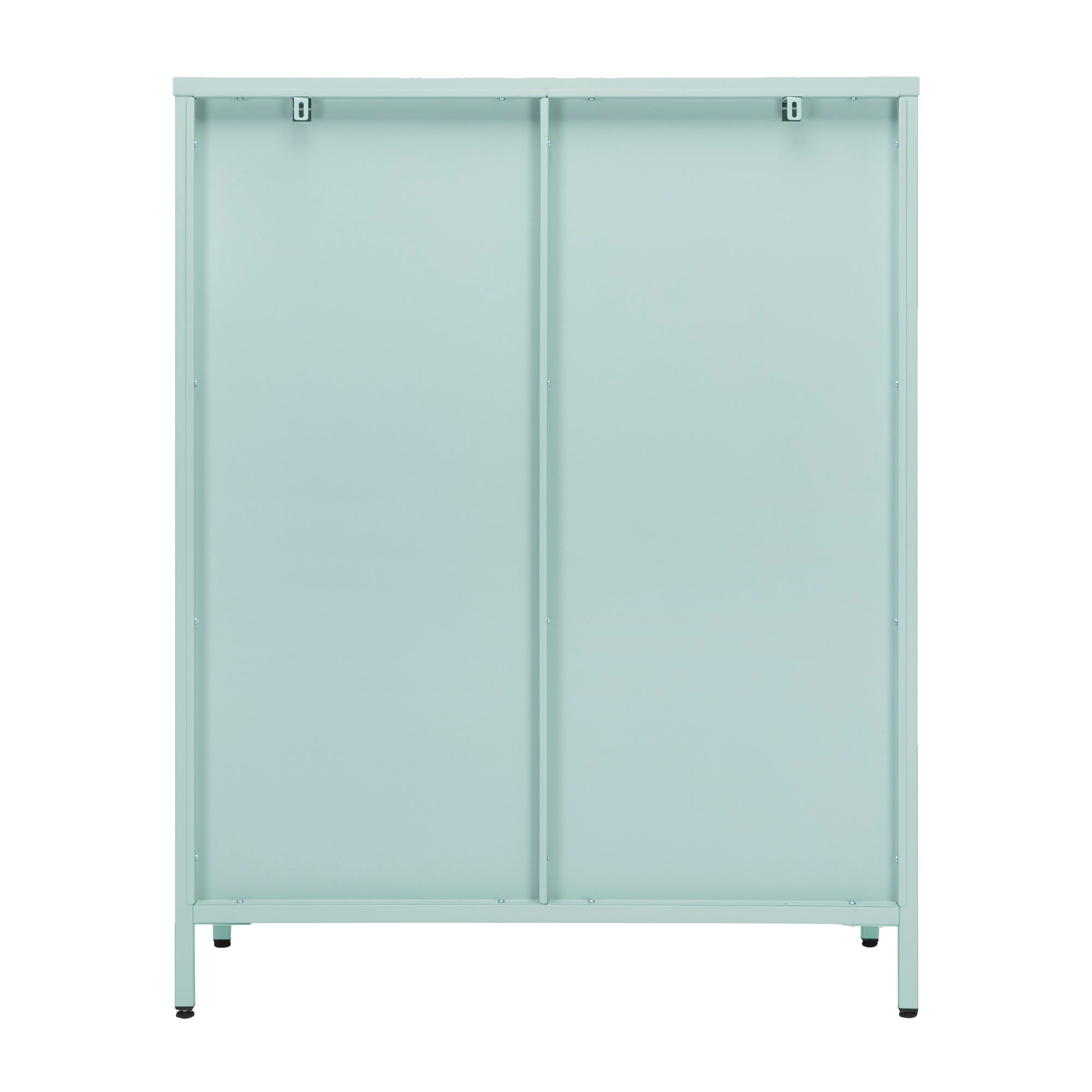 Ella 2 Door Modern Metal Cabinet Sage