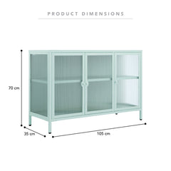 Ella 3 Door Modern Metal Buffet