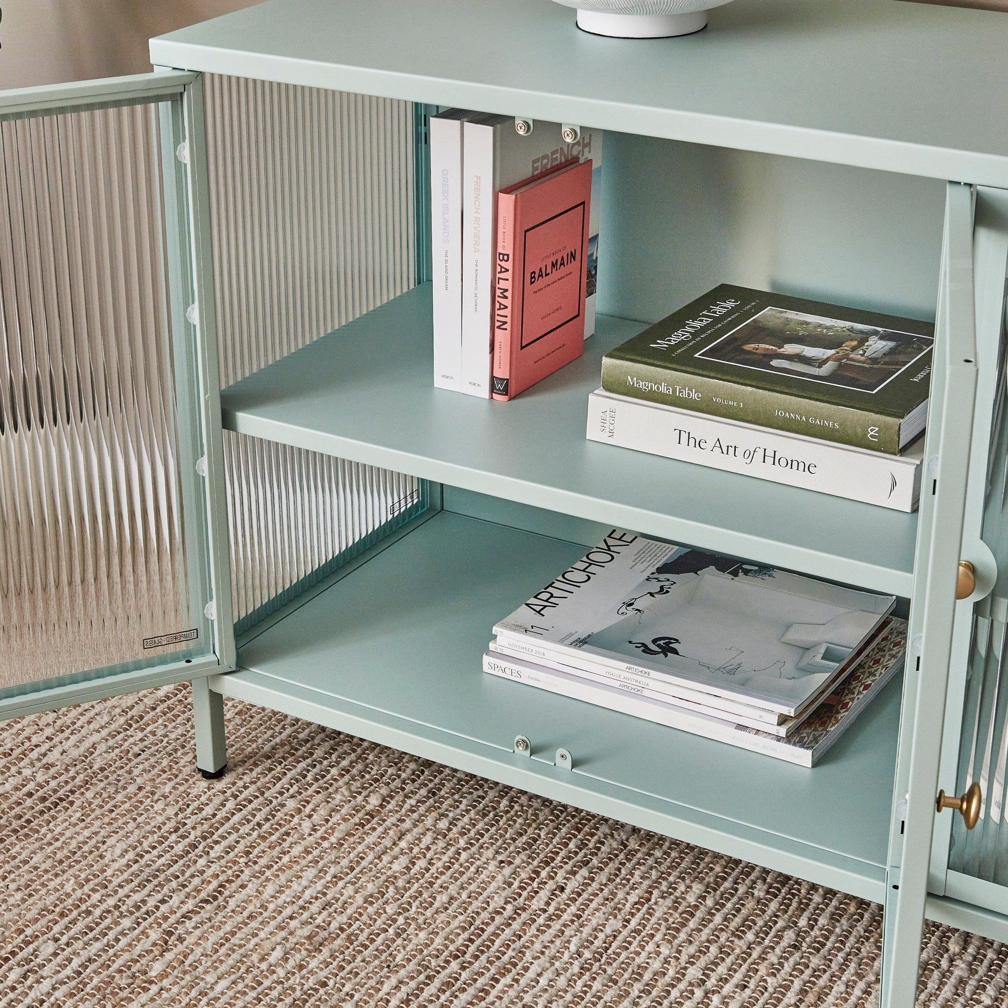 Ella 3 Door Modern Metal Buffet