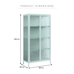 Ella 2 Door Modern Metal Cupboard