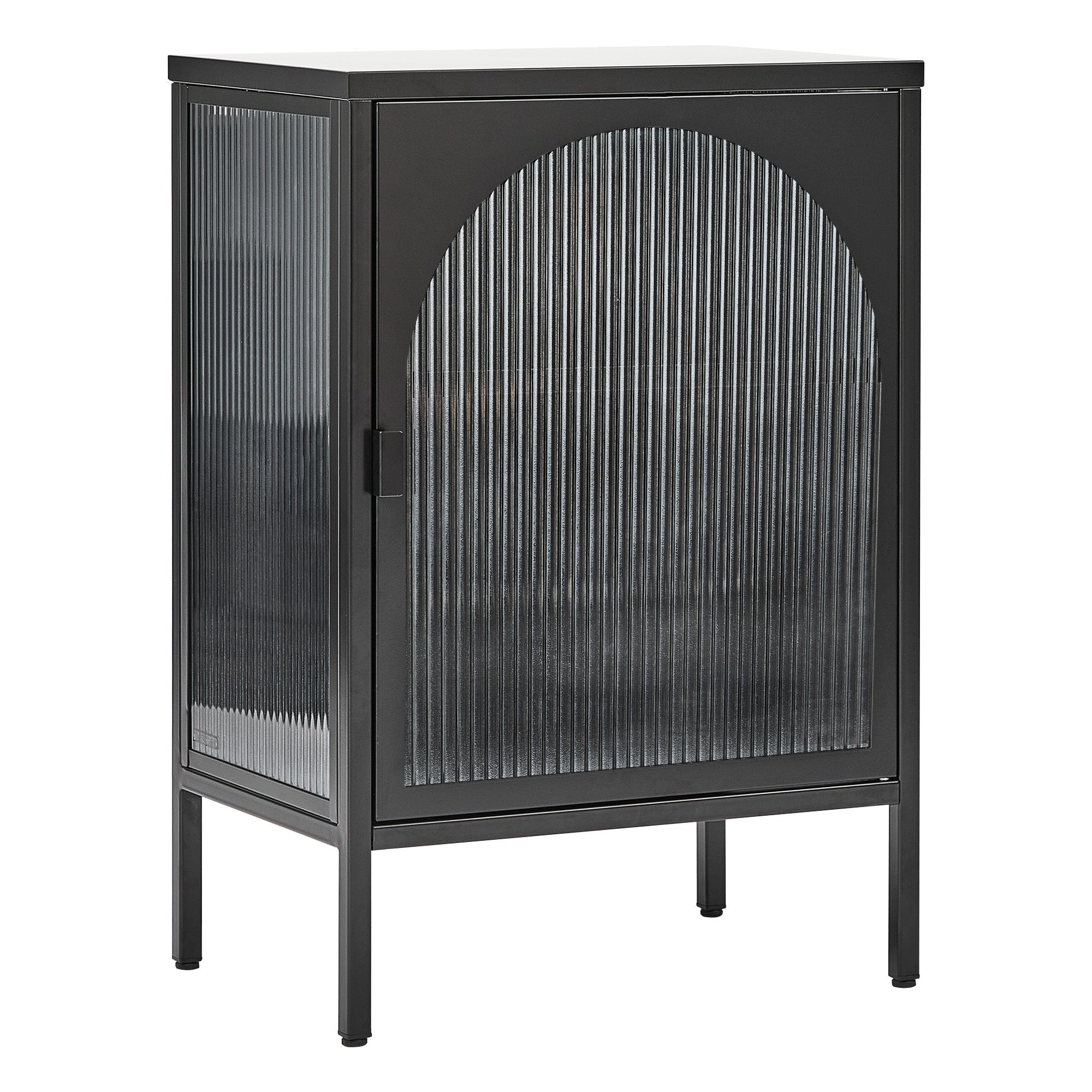 Eve Modern Metal Side Table Black