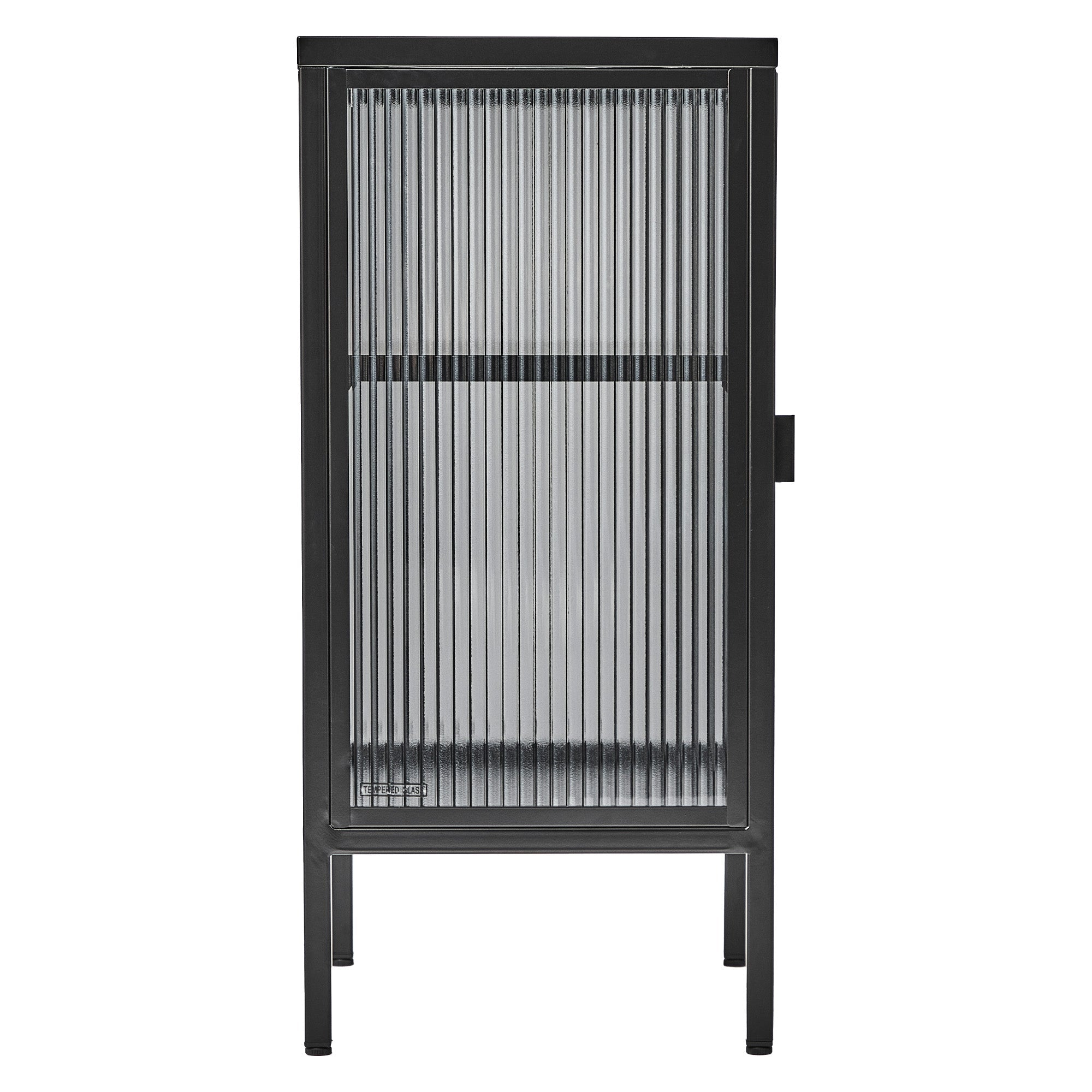 Eve Modern Metal Side Table Black
