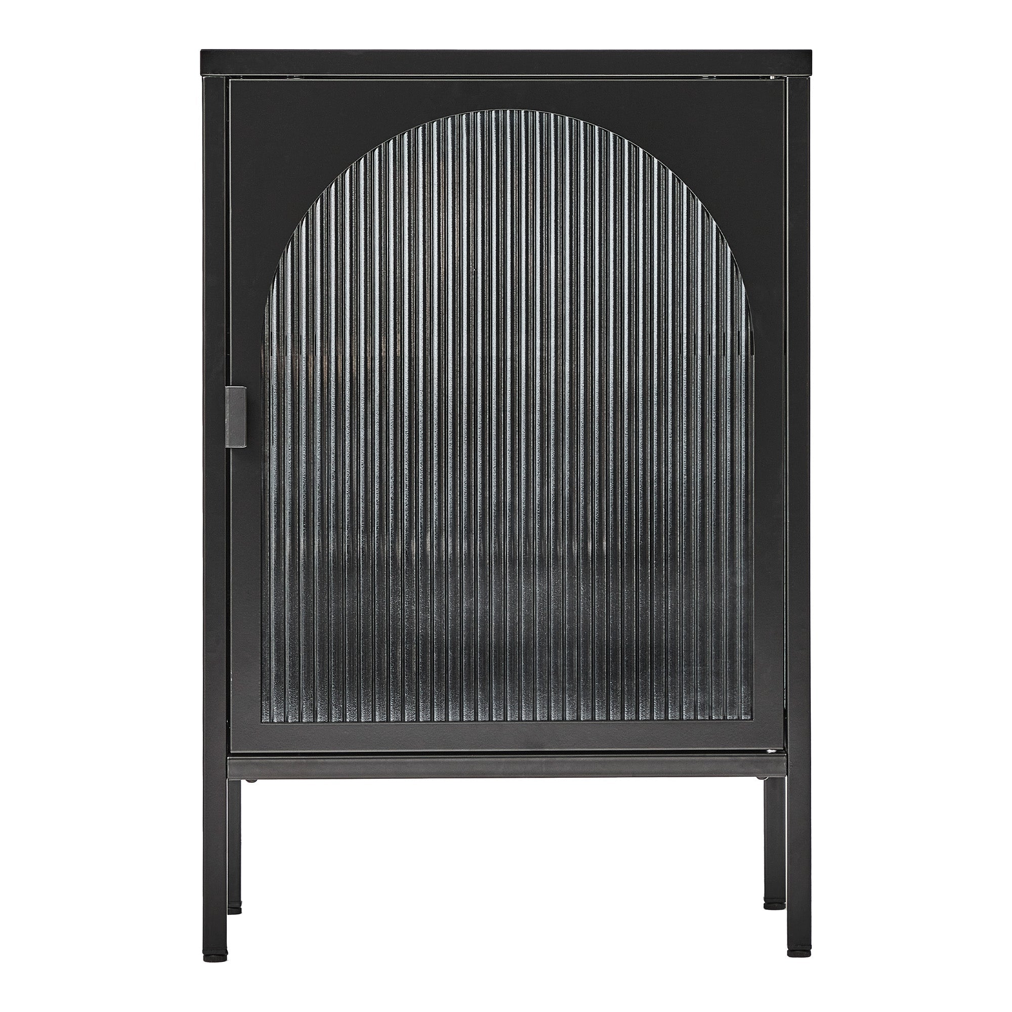 Eve Modern Metal Side Table Black