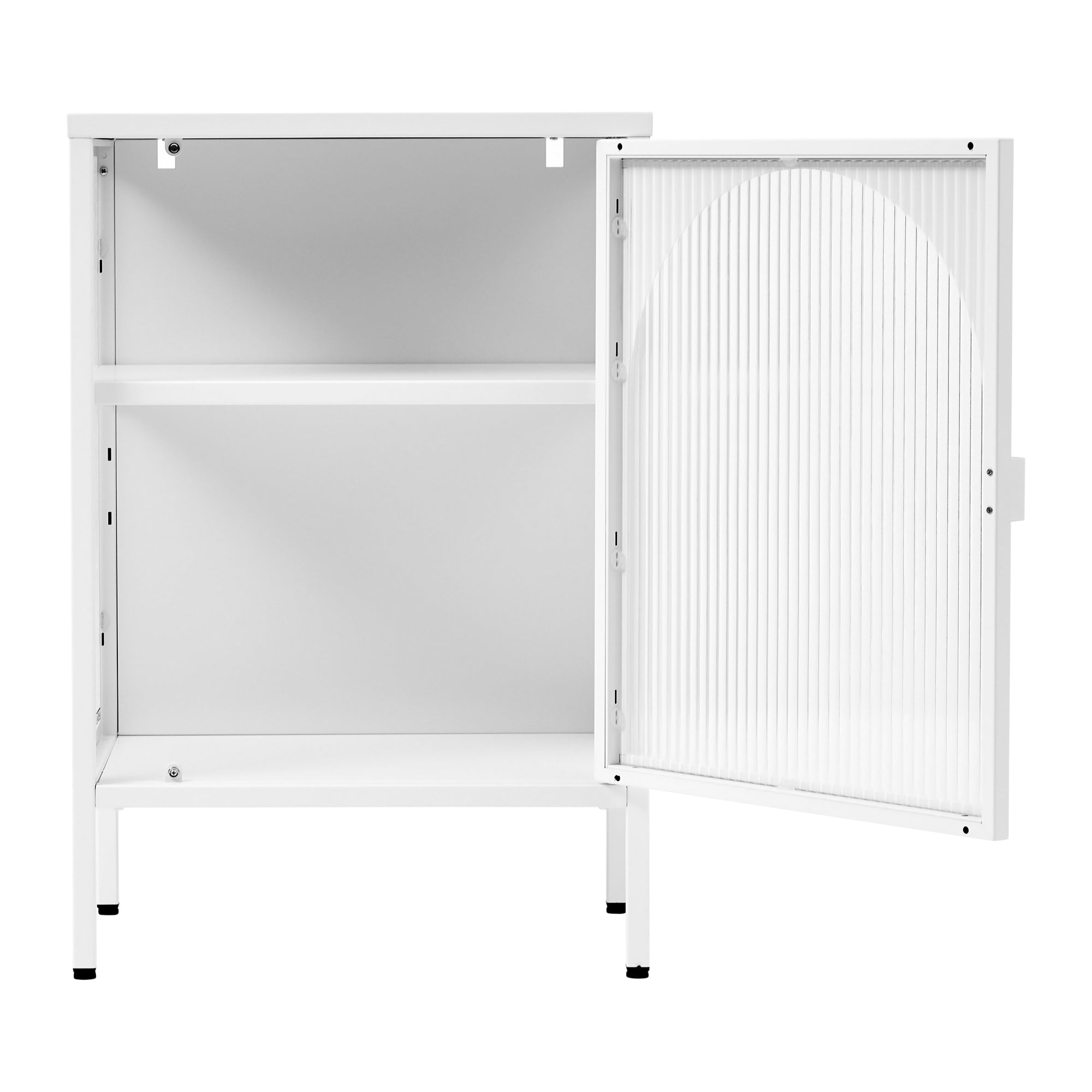 Eve Modern Metal Side Table White